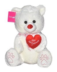 Selay Oyuncak Ecru Selay. Yumoş Ayı 50 cm Peluş Oyuncak