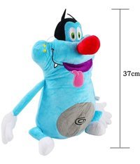 Alibee Sinley Oggy Ve Hamamböceği Şişman Kedi Oggy 38 cm Peluş Oyuncak