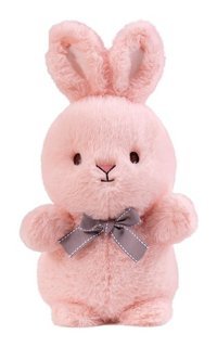 Jzcat Ay Kulaklı Tavşan Bebek Pembe 23 cm Peluş Oyuncak
