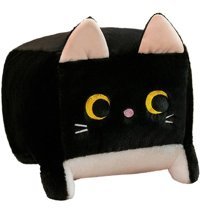 Jzcat Sevimli Hayvan Kare Kedi Siyah 30 cm Peluş Oyuncak
