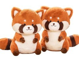 Alibee Kawaii Mapache Teddy Rakun Yaklaşık 35 cm Peluş Oyuncak