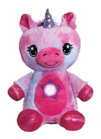 Jzcat Star Belly Işıklı Unicorn Oyuncak Pembe Peluş Oyuncak