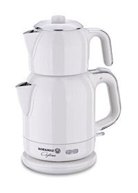 Korkmaz Çaytema A331-08 Otomatik Çelik Demlikli 1600 W Çelik Gövdeli Mor Çay Makinesi