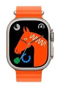 Beemen GS8 Ultra Mini 41 mm Akıllı Saat Bej