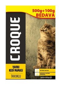 Croque Tavuklu Yavru Kuru Kedi Maması 600 gr