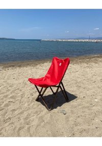 Bag The Joy Kolsuz Kırmızı Tekli Kamp Sandalyesi