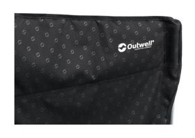 Outwell 470378 Katlanır Kolçaklı Siyah Tekli Kamp Sandalyesi