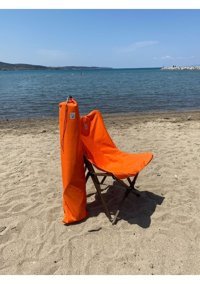 Bag The Joy Turuncu Tekli Kamp Sandalyesi