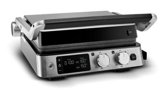 Karaca Compact Steel Sear and Grill 6 Dilim Döküm Çıkartılabilir Plaka İnox Izgaralı Tost Makinesi