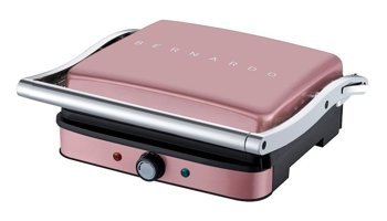 Bernardo BRND-036 Sapphire Pro 6 Dilim Döküm Çıkartılabilir Plaka Çift Taraflı Rose Gold Izgaralı Tost Makinesi