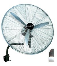 Koşar KSV-D-K750 Kumandalı Duvar Sanayi Tipi Vantilatör