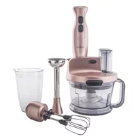 Karaca Doğrayıcılı Rendeli Çırpıcı 2000 W Rose Gold Mutfak Robotu