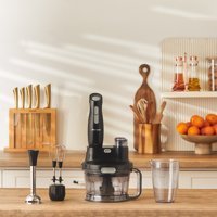 Homend 2808H Doğrayıcılı Rendeli Çırpıcı 1000 W Gri-Siyah Mutfak Robotu