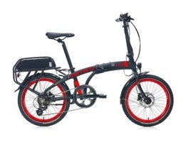 Carraro Ego 250 W 100 Km 20 Jant 7 Vites Katlanır Şehir / Tur Elektrikli Bisiklet Kırmızı Siyah