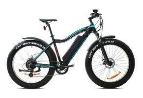 Kron EFT 1000 250 W 60 Km 26 Jant 7 Vites Katlanır Dağ Elektrikli Bisiklet Siyah Turkuaz