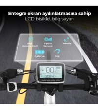 Asvıva B13 250 W 100 Km 20 Jant 6 Vites Katlanır Şehir / Tur Elektrikli Bisiklet Beyaz
