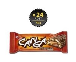 Eti Canga Karamelli Yer Fıstıklı Çikolata 45 gr 24 Adet