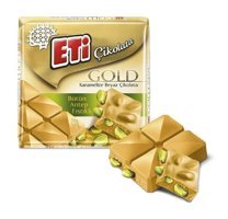 Eti Gold Antep Fıstıklı Çikolata 60 gr 10 Adet