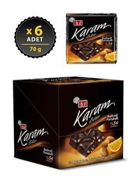 Eti Karam Bitter Çikolata 70 gr 6 Adet