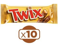 Twix Karamelli Çikolata 50 gr 10 Adet