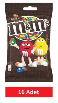 M&M's Draje Çikolatalı Çikolata 100 gr 16 Adet