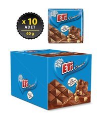 Eti Fındıklı Çikolata 60 gr 10 Adet