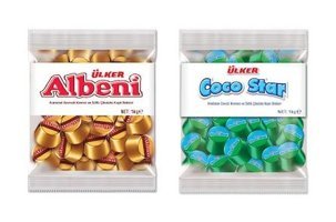 Ülker Albeni & Cocostar Hindistan Cevizli-Karamelli Çikolata 1 kg 2 Adet