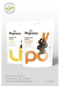 Meyvana Limonlu-Portakallı Çikolata 80 gr 2 Adet