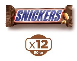 Snickers Yer Fıstıklı Çikolata 50 gr 12 Adet