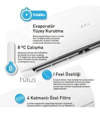 Eca ESA2109A100 8871 Btu A++ Enerji Sınıfı R410A Multi İnverter Split Duvar Tipi Klima