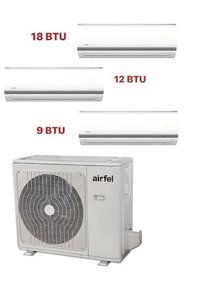 Airfel 3LMX80N 18000 Btu A++ Enerji Sınıfı R32 Multi İnverter Split Duvar Tipi Klima