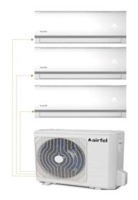 Airfel 4LMX1 24000 Btu A++ Enerji Sınıfı R410A Multi İnverter Split Duvar Tipi Klima
