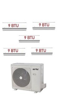Airfel 5LMX125N 9000 Btu A++ Enerji Sınıfı R32 Multi İnverter Split Duvar Tipi Klima