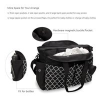 Wyanet Hespero Mommy Fashion Travel Taşınabilir Bebek Omuz Çantası Siyah