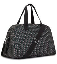 Kipling Camama Alt Değiştirme Şilteli Biberon ve Emzik Tutuculu Desenli Bebek Omuz Çantası Pink