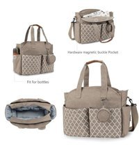 Wyanet Hespero Mommy Fashion Travel Taşınabilir Bebek Omuz Çantası- Haki