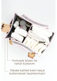 Mordesign Scotch Serisi Dolap Içi Organizer Çok Amaçlı Kalın Keçe Bebek Omuz Çantası