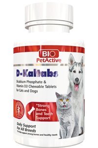 Bio Pet Active D-Kaltabs D Vitaminli Glucosamine Kemik Eklem Sağlığı İçin 150 gr 100 Tablet Köpek Vitamini