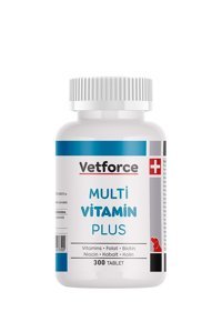Vetforce Multivitamin Plus Tüy Sağlığı İçin 300 gr 300 Tablet Köpek Vitamini