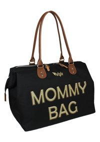 Stylo Mommy Bebek Kol Çantası Karamel-Siyah