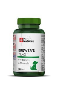 Dr. Nature's Brewers Yeast B Vitaminli Tüy Sağlığı İçin 100 gr 100 Tablet Köpek Vitamini