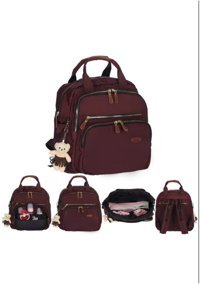 Elite Çanta 2704 Toscana Bebek Sırt Çantası Bordo