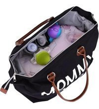 Kaff Mommy Termal Biberonlu Bebek Omuz Çantası Siyah