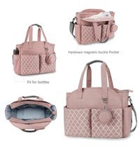 Wyanet Hespero Anne Moda Seyahat Taşınabilir Bebek Omuz Çantası Pembe