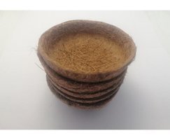 Coco Plus 3 Adet Doğal Cocopeat Kokopit SaksıKahverengi