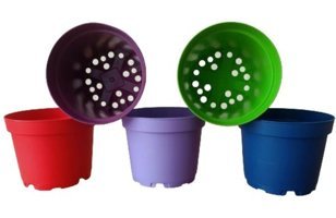 Tuğel Plastik Flowers 20 Adet Plastik Üretim Saksısı