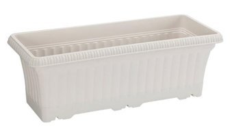 Hiper Ova Balkon 5.7 lt Saksı Beyaz