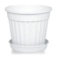 Hiper Klasik Salon Tabaklı 1.7 lt Saksı Beyaz