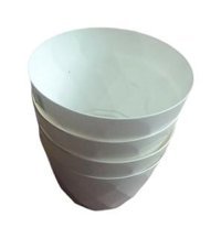 Bahat Plastik 4 Adet 2.4 lt Saksı Beyaz