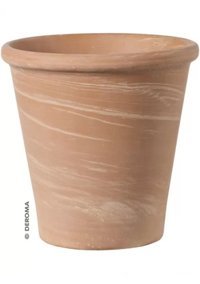 Greenmall Vasum Duo White Striped Saksı